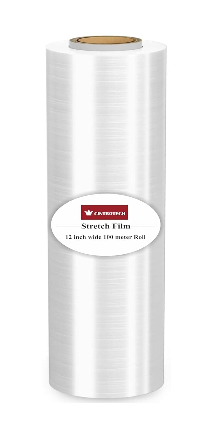 Cintrotech Biodegradable Wrapping Roll for Packing Material12 Inch 300 mm 100 Meters Length Pack of 1 White