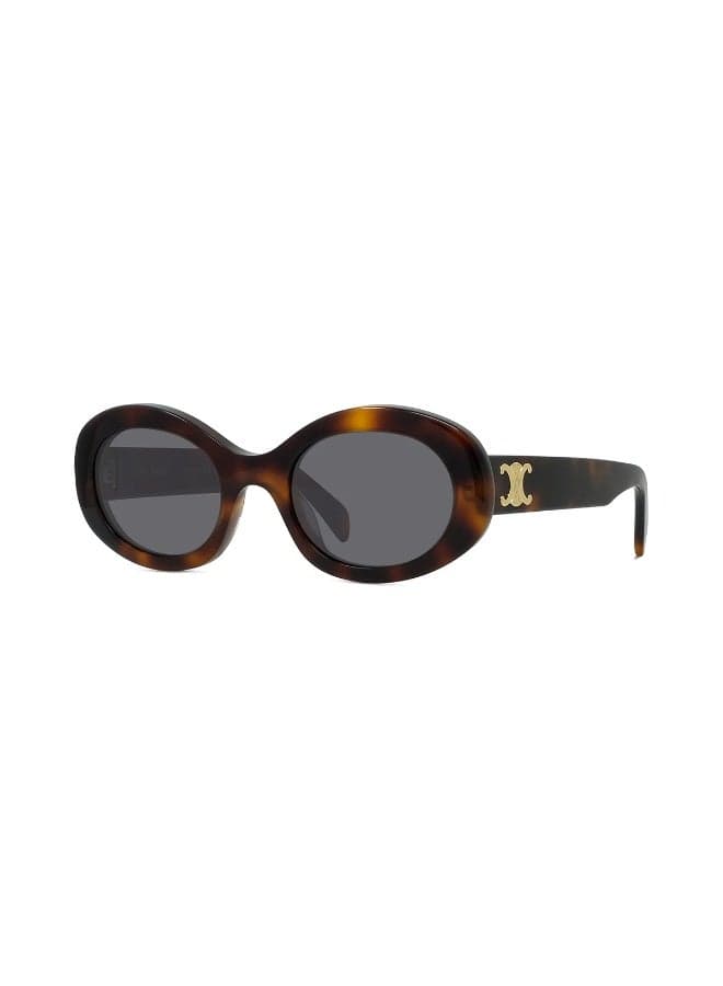 CL40194U 53A Women's Full Rim Oval Sunglasses