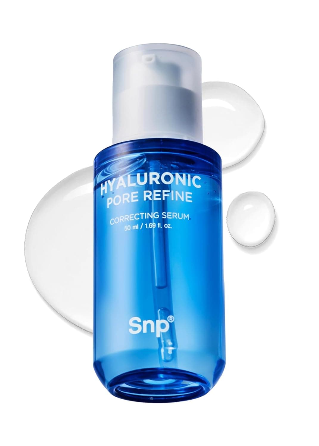 Snp Real Deep Hyaluronic Acid Serum Face Care Moisture Lock Shield Tech Hyaluronic Acid Hibiscus Syriacus Tannin Pore Tightening Tech Hyaluronic Face Serum Acido Hialuronico 169 Fl Oz