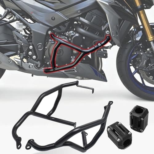 Midimttop Motorcycle Engine Guard Crash Bar Highway Bar Stunt Cage Drop Guard Ccompatible with Suzuki GSXS 750 GSXS 750 GSXS750 20172025 Accessories Parts