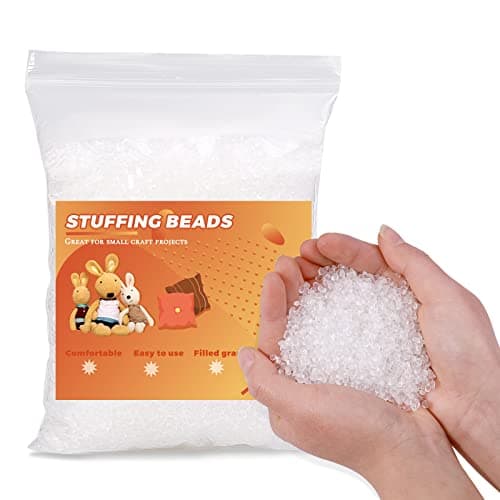 Weighted Stuffing Beads 53oz Craft Stuffing Beads Rubber Filler for Weighted Stuffed Animal for Craft 150g