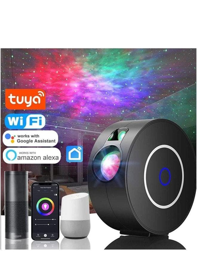 Galaxy Projector , Light Tuya Smart Life Star APP Work With Google Home Starry Sky LED Night