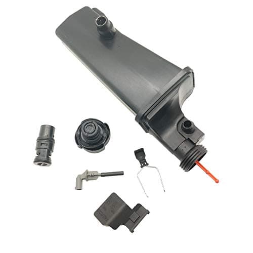NOVAPARTS Engine Coolant Recovery Reservoir Expansion Coolant Tank + Cap with Sensor + Thermostat for 1999-2006 BMW E46 325Ci 330Ci 325i 325xi 330i 330xi X3 X5 17117573781 17111437362