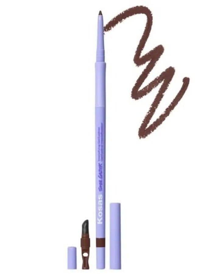Kosas Soulgazer Waterproof Gel Eyeliner - Long-Lasting, Depth - Warm Brown Matte 0.35g