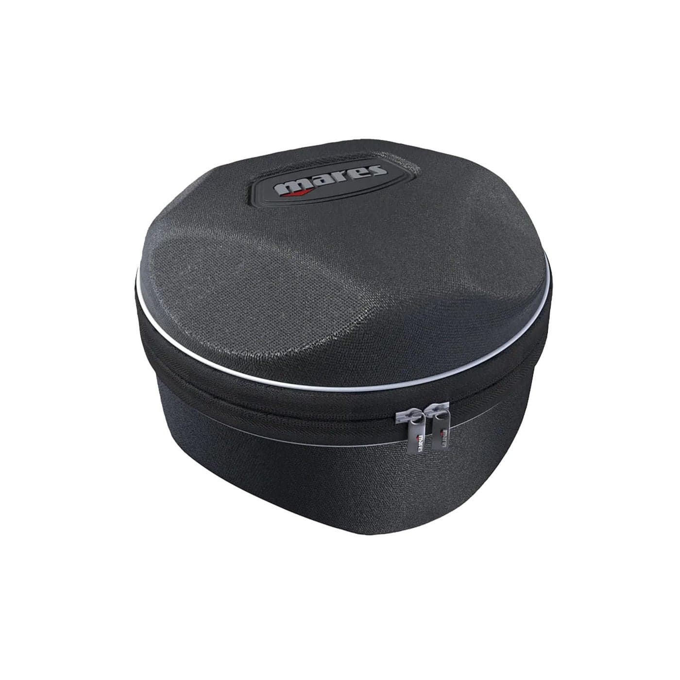 Mares Shell Round Case - Soft Durable Protective Compact Scuba Diving Computer Storage Bag Case w/Zip Closure