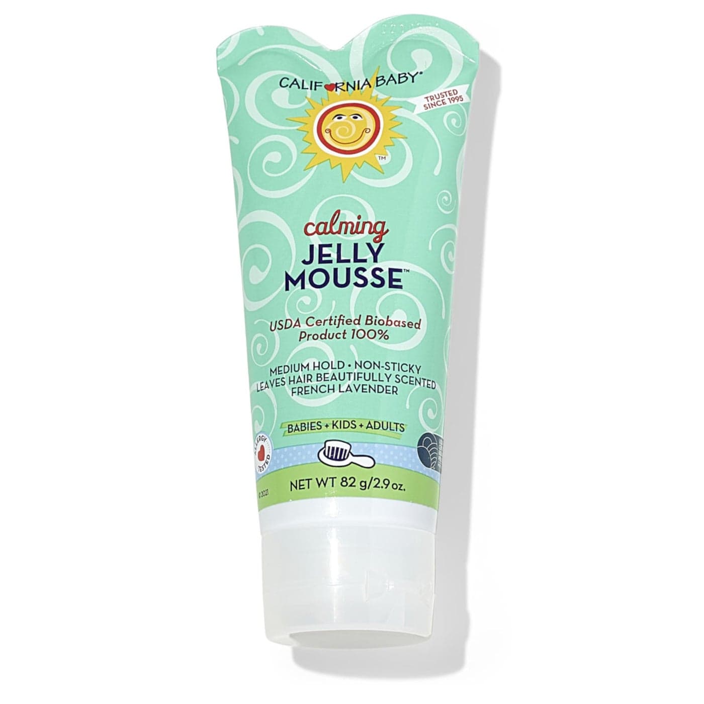 California Baby Calming Hair Gel for Kids 100 PlantBased Baby Hair Gel MediumHold Lavender Scent Hypoallergenic 82 g 29 oz