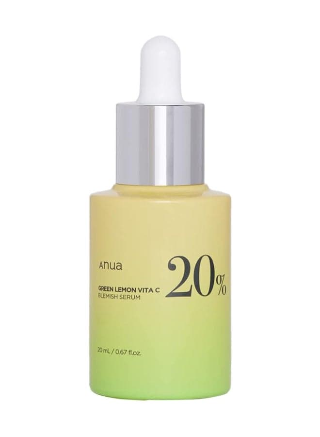 Green Lemon Vitamin C Serum With Vitamin E, Hyaluronic And Ferulic Acid - 20ml