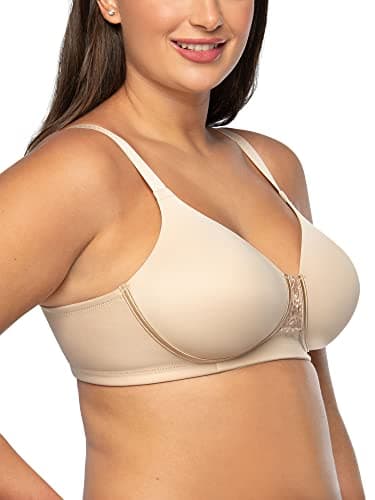 Vanity Fair womens Full Figure Beauty Back Smoothing Bra, Wirefree - Beige, 42C US