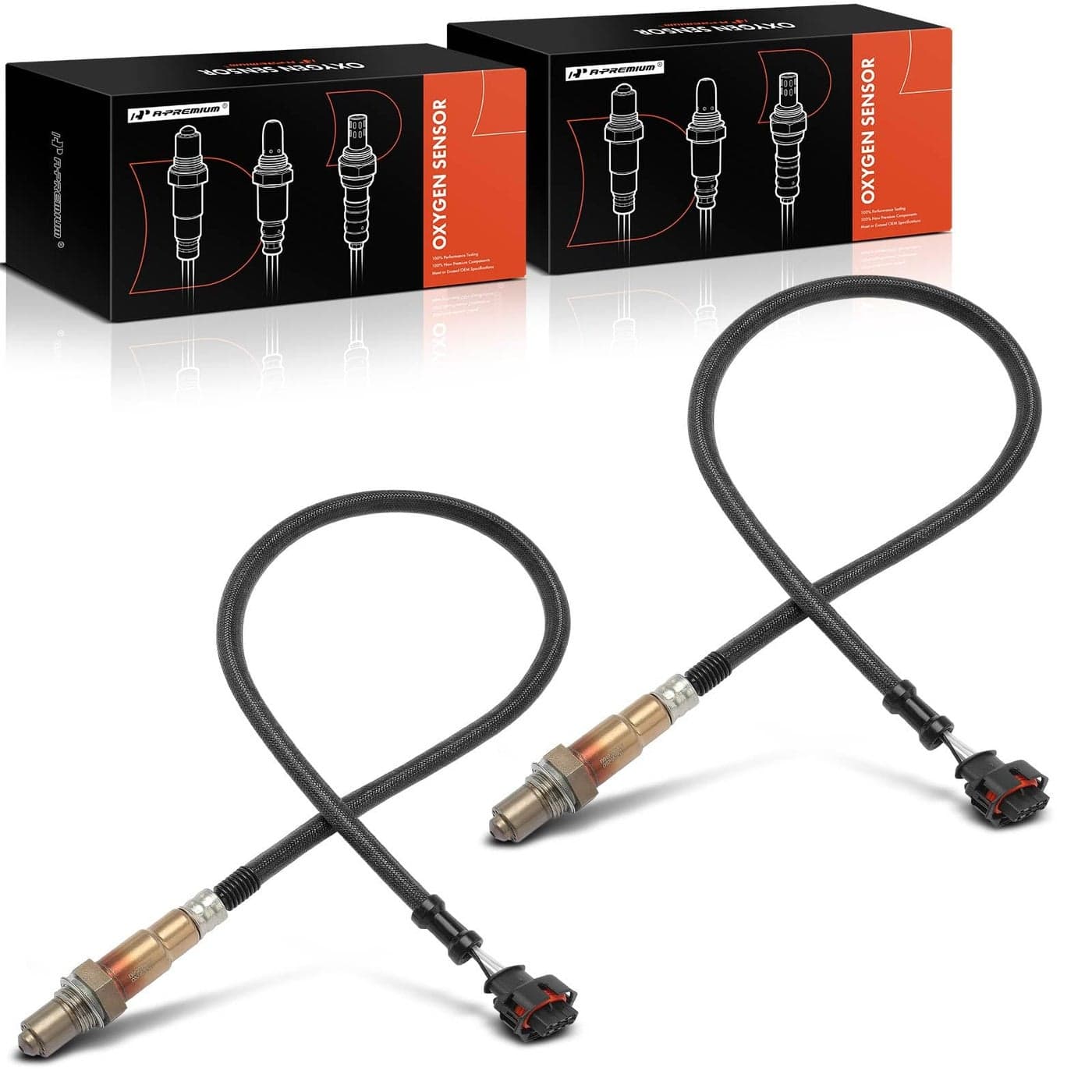 APremium O2 Oxygen Sensor Compatible with Porsche 911 20072011 Boxster 20052012 Cayenne 2008201020152018 Cayman 20062012 Downstream Replace 9A160612400 7L5906262D