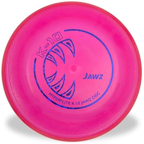 Hyperflite K-10 Jawz Pink Disc • for Dogs Over 16" • 8.75 Inch / 155 Grams • Puncture Resistant • Made in The USA
