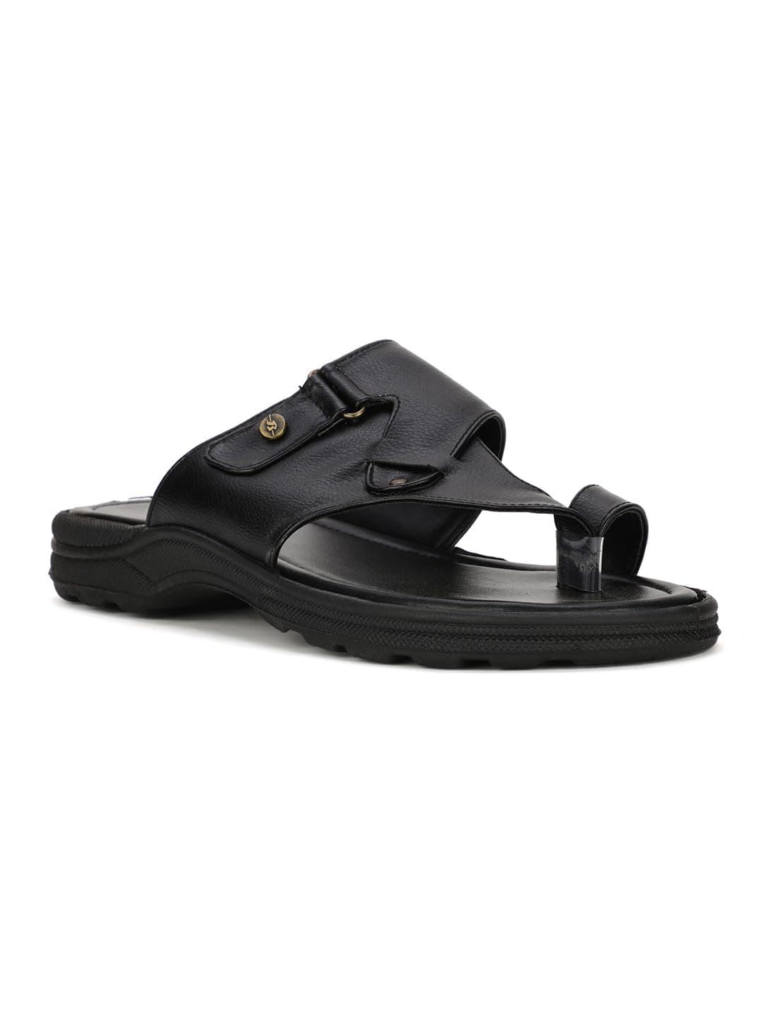 Bata Men's NEW TOPPER Black Sandal's - 7 UK (8716008)