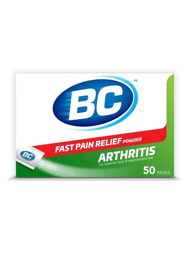 Pain Relief Powder, Arthritis Pain, 50 ct (Pack of 1)