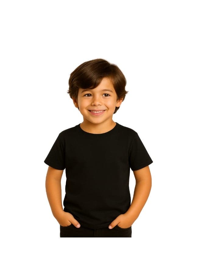 NENOUSH Kids Unisex T-Shirt For Boys & Girls | Soft Cotton Half Sleeve Tee | Comfortable Round Neck Everyday Wear | Casual Outfit For School,Play