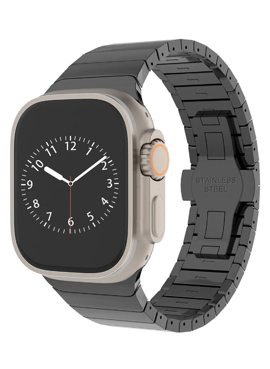 Stainless Steel Strap for Apple Watch Ultra 2 49mm (2024) Black