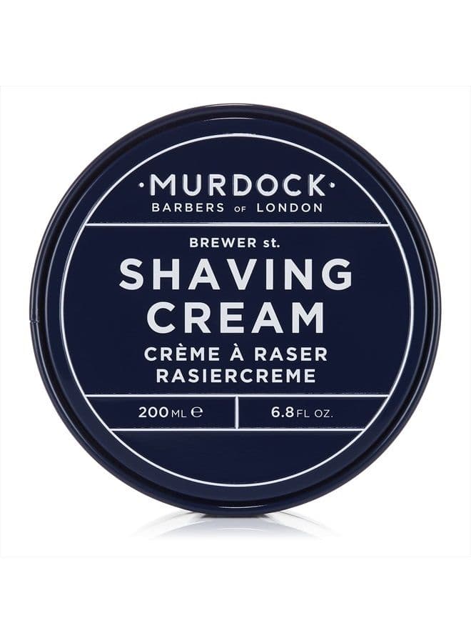 Shaving Cream | Rich Luxurious Texture Softens and Soothes | Made in England | 6.8 oz