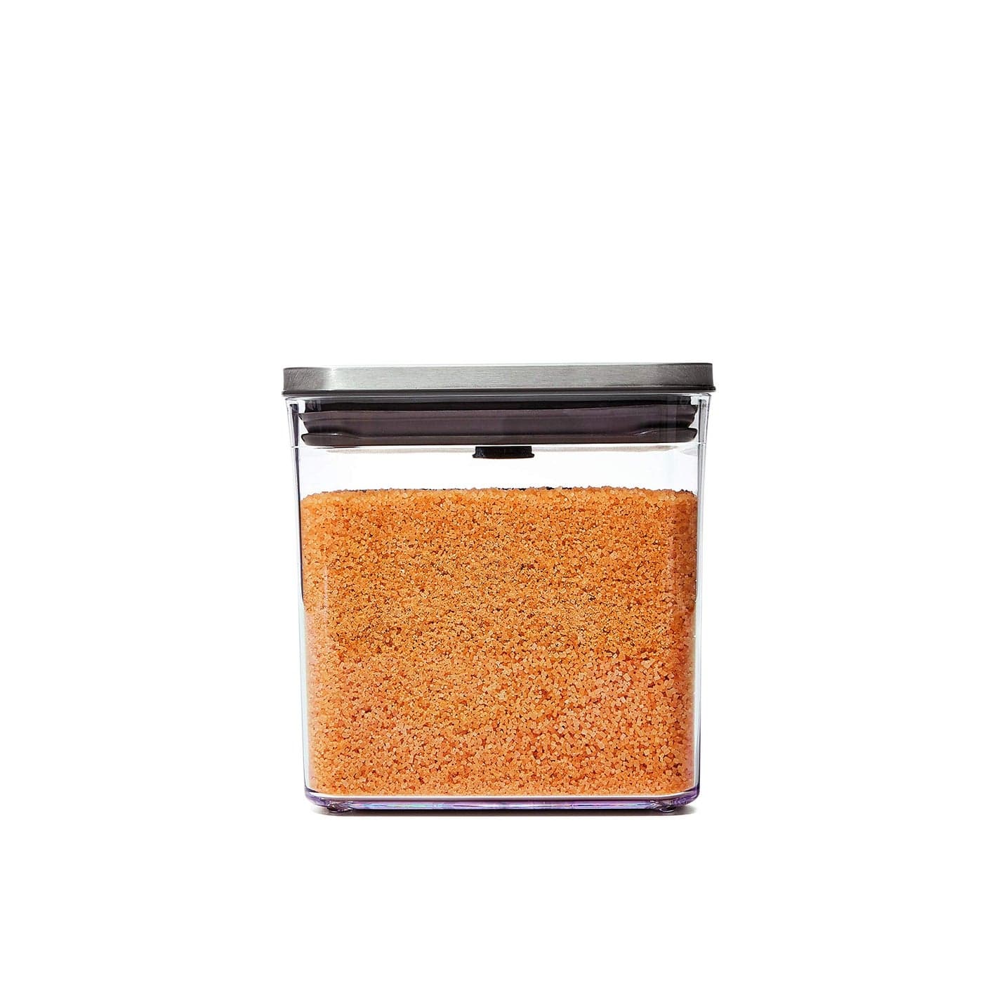 OXO Steel POP Container Big Short Sqaure 28 Qt for Cereal Grains and More Grey