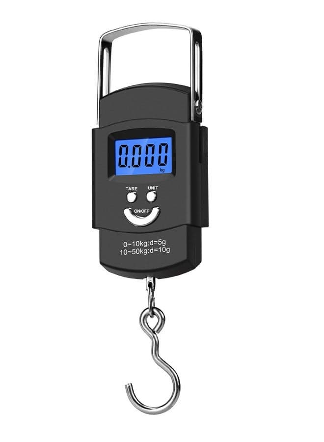 Digital Luggage Weight Scale Black 50 Kg