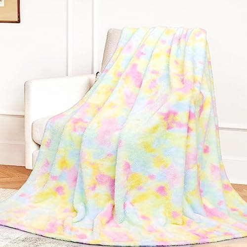 MUGD Blankets Fuzzy Soft Fleece Throw Blanket Cozy Soft Warm Throw Blanket for Bed