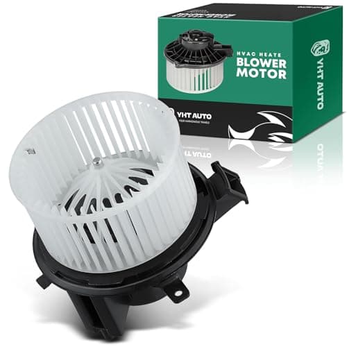 Front Side HVAC Blower Motor Assembly for Chevrolet Silverado 1500 2500 3500 Traverse GMC Sierra Acadia Buick Enclave Saturn Outlook, Without ATC, Front Side