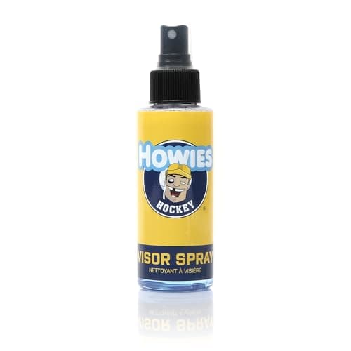 Howies Anti-Fog Visor Spray – Fog-Free Vision for Hockey, Football & Sports Goggles – 4oz Clear Lens Cleaner for Helmets, Masks & Shields – Safe, Streak-Free Formula Made in USA