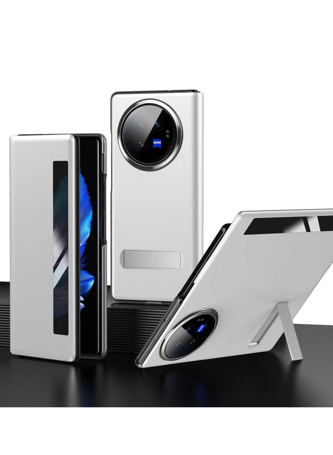 VIVO X Fold5 Case with Hinge, Built in Screen Protector, Camera Protection, All Inclusive VIVO X Fold5 Case, Open Stand
