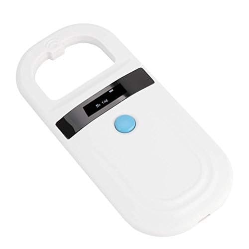 Pet Microchip Reader RFID 134.2Khz, Pet ID Microchip Scanner with 0.91 Inch High Brightness OLED Display and Rechargable by Type-C for Animal Tracking