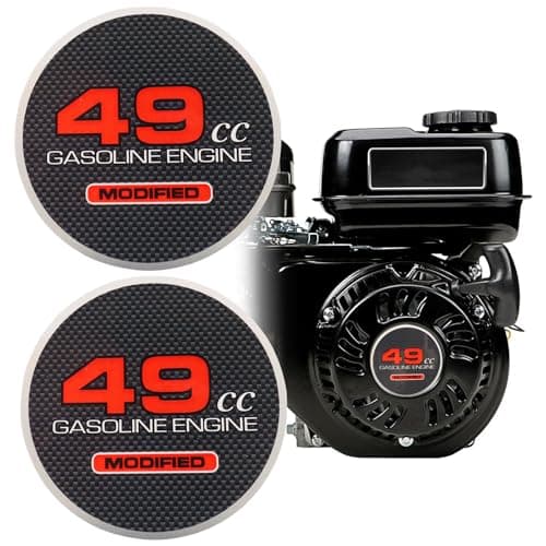 2pcs Pull Starter Sticker 49cc Modified Mini Bike Stickers for Predator 212 Engine Coleman CT200U BT200X KT196 Baja MB200 Performance Parts Go Kart Mini Bike 196cc 224cc 200cc 49cc Modified