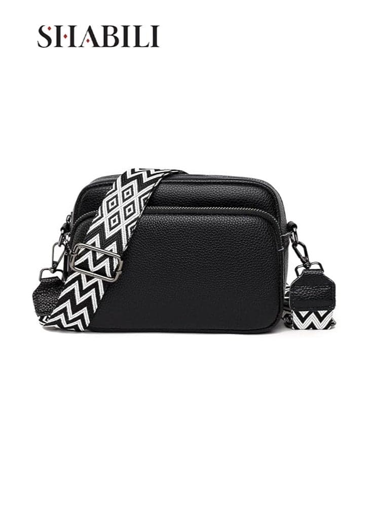 Women's First-layer Cowhide Shoulder Bag, Ladies Large-capacity Crossbody Bag Sling Bag Side Bag Carry Bag Chest Bag Belt Bag, Multi-compartment Handbag Tote Bags Clutch Bag for Girls/College Students