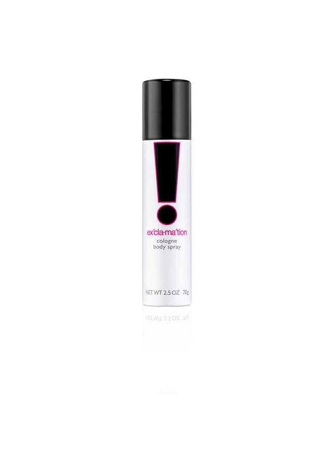 Coty Emeraude Exclamation Cologne Body Spray by Emeraude 2.5 Fluid Ounce Oriental Floral Scented Women's Body Spray, Feminine & Sharp Scent