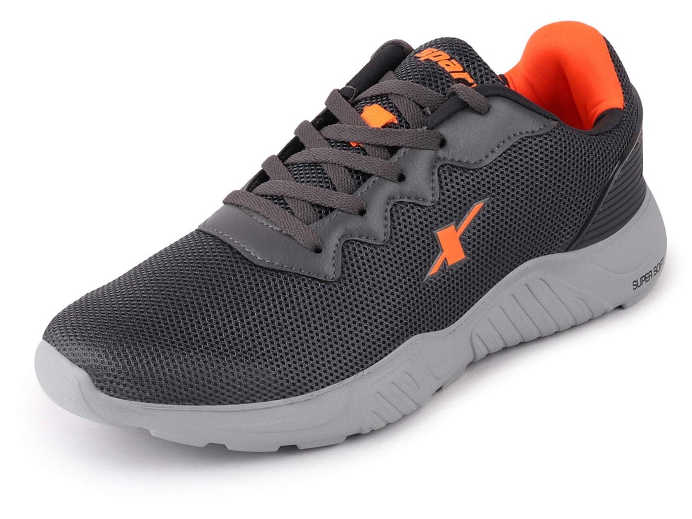 SPARX Mens SM 648 | Enhanced Durability & Soft Cushion | Grey Running Shoe - 8 UK (SM 648)