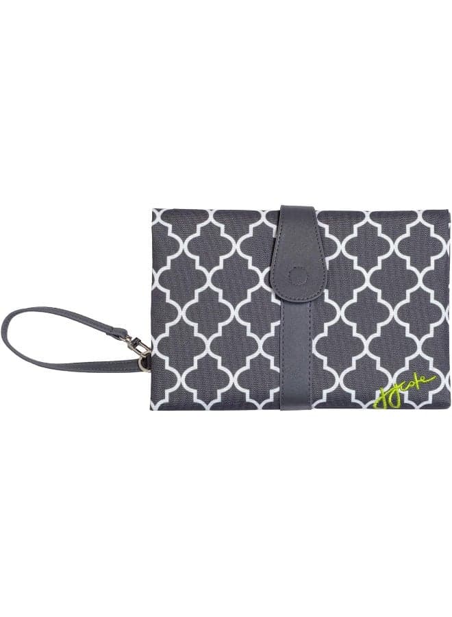 JJ Cole On the Go Changing Station Clutch Stone