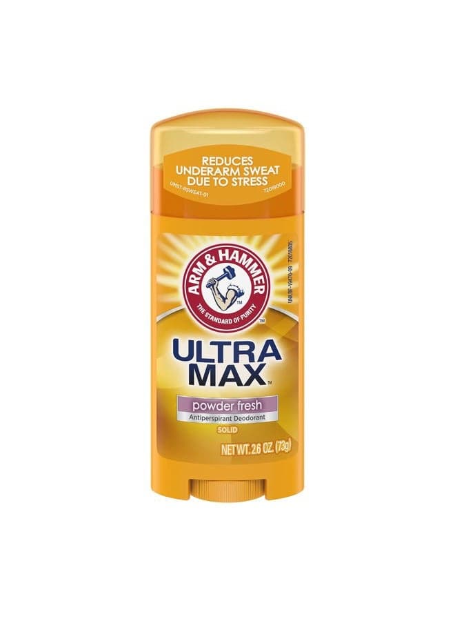 ARM & HAMMER ULTRAMAX Anti-Perspirant Deodorant Solid Powder Fresh 2.60 oz (Pack of 11)