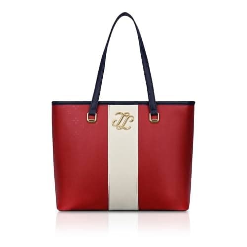 Lavie Signature Women's Tarrytown Colourblock Laptop Tote Handbag for Women | Fits upto 15" Laptop | Tote Bag for Work | Ladies purse | Stylish Shoulder Bag | Gift for Women