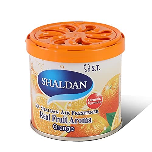 Auto Dynasty My Shaldan Japanese RoomCar Limonene Gel Natural Air Freshener Cans Orange Scent 80g