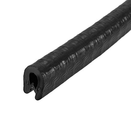 uxcell Edge Trim U Seal Black PVC Plastic U Channel Edge Protector Fits 164 116 Edge 10 Feet Length