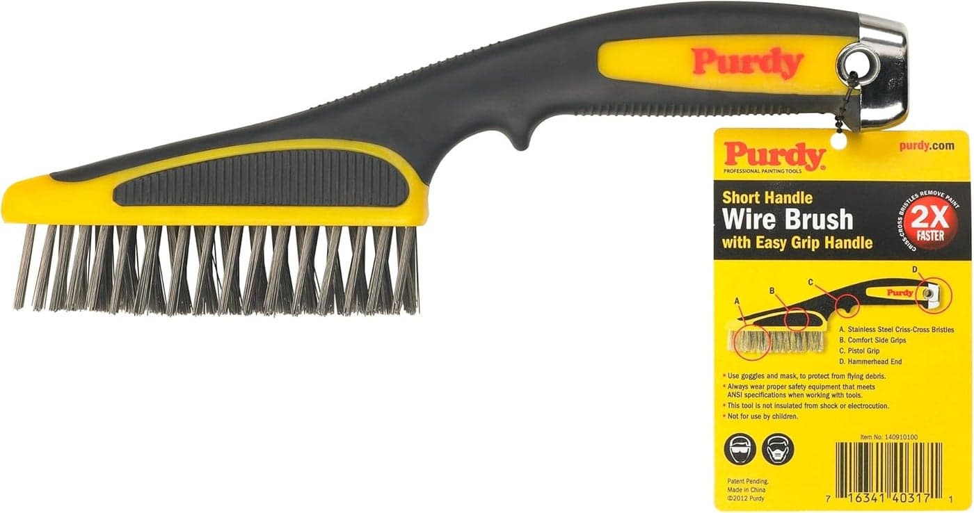Purdy 140910100 Wire Brushes Short Handle One Size Multi