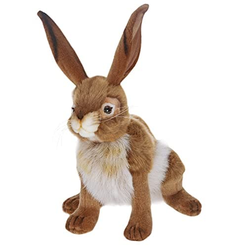 Hansa Blacktail Jack Rabbit Plush Animal Toy 12