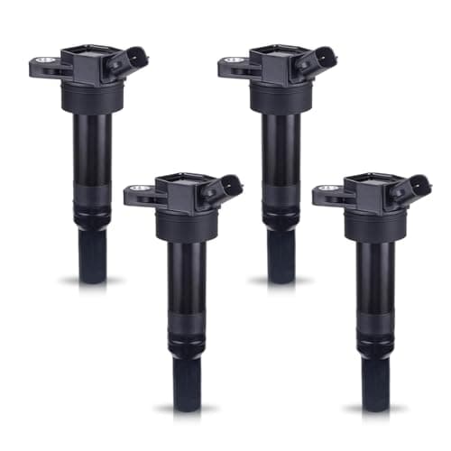 ENA Set of 4 Ignition Coil Pack 1.8L 2.0L L4 Compatible with Hyundai Kia Soul Forte Elantra GT Tucson 2011 2012 2013 2015 2016 2017 2018 Coils for UF651 C1804 273002E000 1788511 GN10633 5C1861