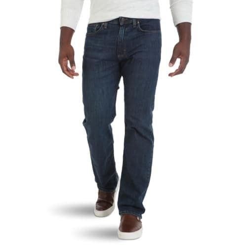 Authentics Comfort Flex Waist Relaxed Fit Jean, carbon, 50W x 30L