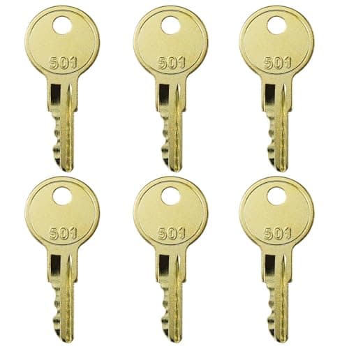 CH501 Keys Compatible with Toolbox Keys for Truck Tool Box Lock Latch Pack of 6