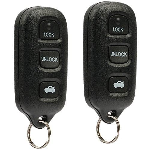 Key Fob Keyless Entry Remote fits Toyota Camry Sienna Matrix Corolla Solara/Pontiac Vibe (GQ43VT14T w/Panic), Set of 2