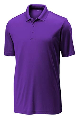 Opna Mens Dry-Fit Golf Polo Shirts,Purple,3X-Large