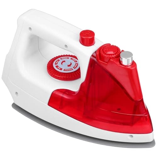 Toyvian Brain Mini Electric Iron Pretend Role Play Appliance Model Simulated Electric Iron Mini House Playset Coffee