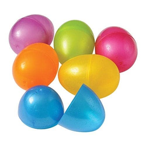 Plastic Eggs 3 18 Inch 6 Pieces