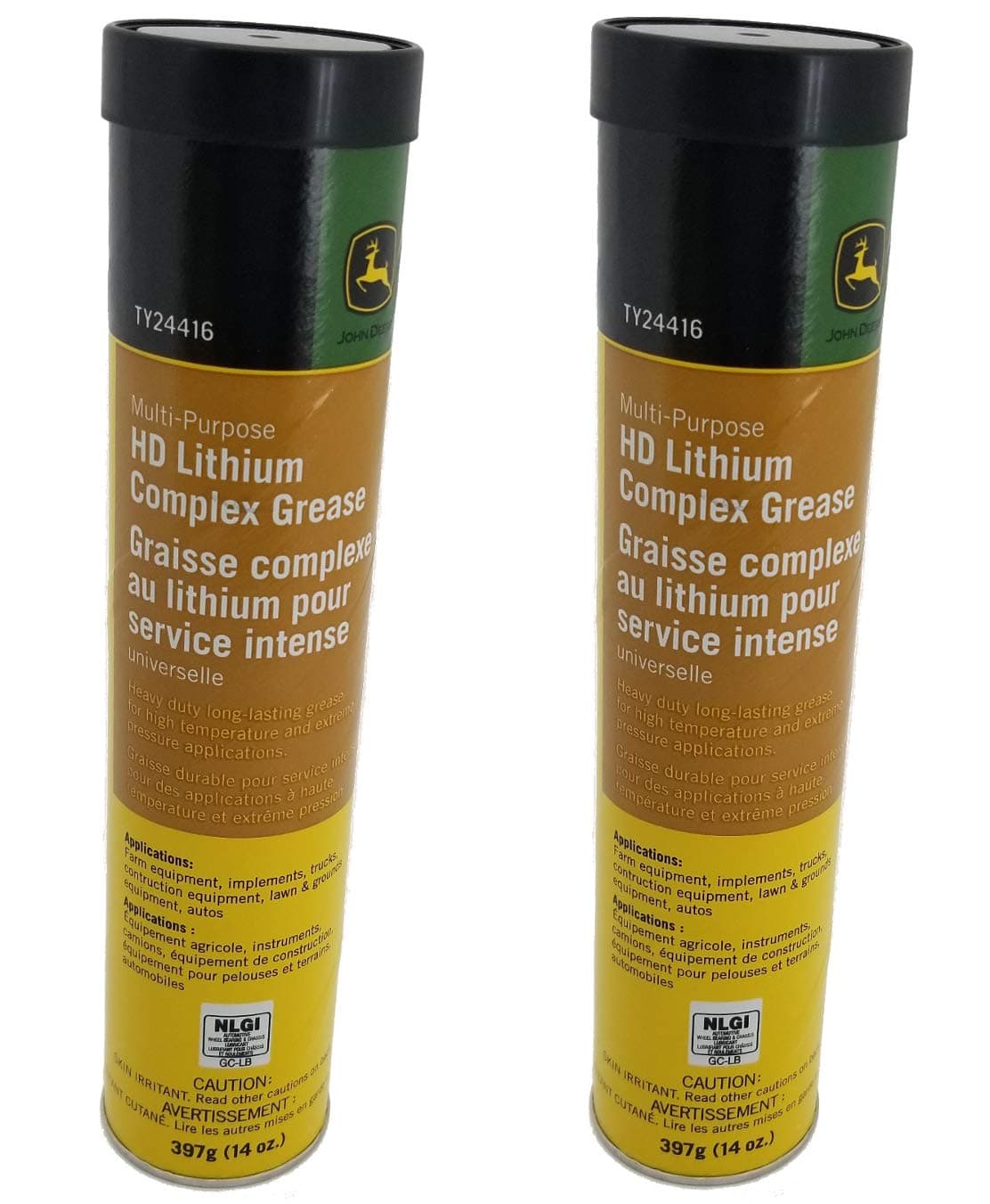 John Deere MultiPurpose HD Lithium Complex Grease Set of 2 TY24416