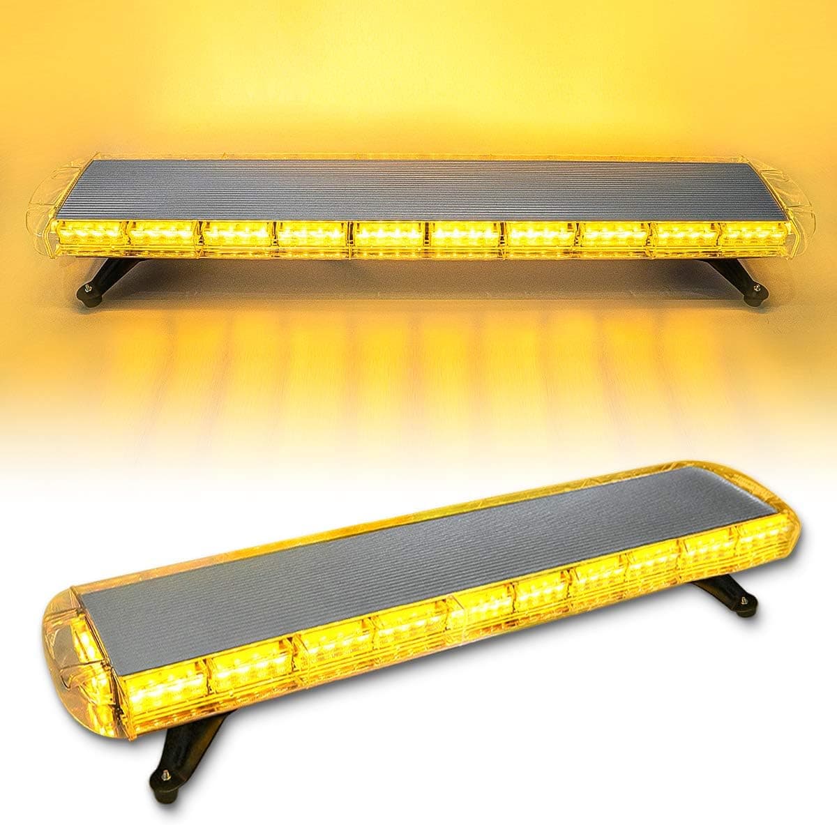 CUMART 47" 88 Amber Yellow LED Emergency Warning Strobe Light Bar