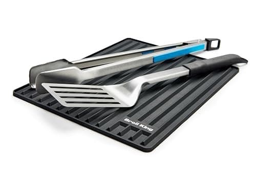 Broil King 60009 Silicone Side Shelf Mat, Black