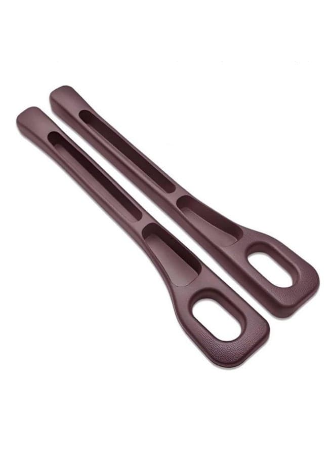 1 Pair Universal Car Seat Gap Plug Strip Side Seam Car Gap Filler Leak Proof Seat Gap Storage Organizer Interior Decoration Brown