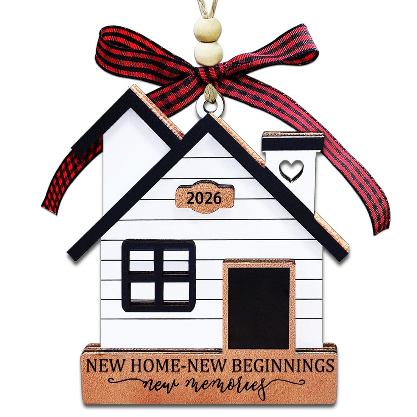 New Home Ornament 2026 Housewarming Gifts New Home New House New Beginning House Warming Gift for Women Couple homeowners New Home Gift Ideas First Home Christmas Ornament 2026