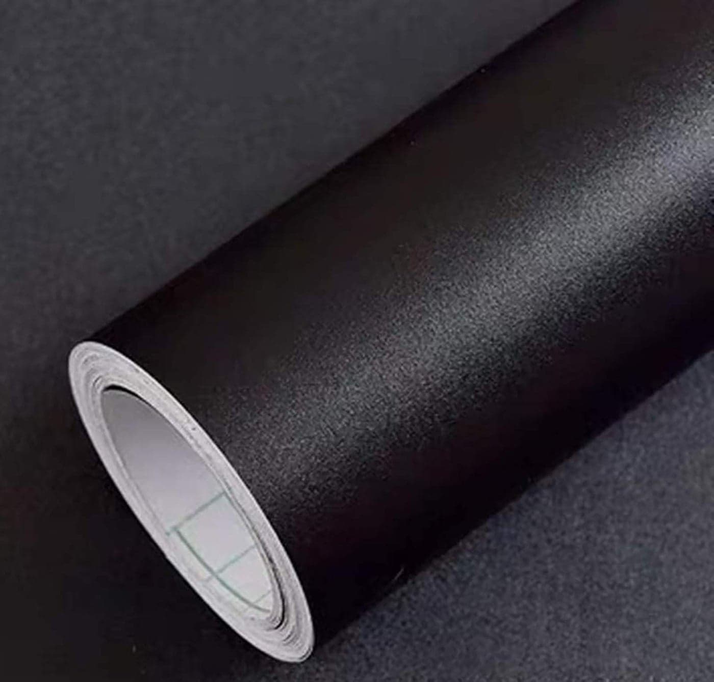 Yancorp Matte Black Contact Paper Solid Wallpaper Plain Vinyl Film Self-Adhesive Wallpaper Drawer Peel-Stick Countertop, 16"x120",Black